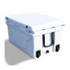 White outdoor Camping Picnic Fishing portable cooler 65QT Portable Insulated Cooler Box