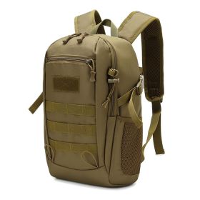 Outdoor Tactical Backpack Men Waterproof Sport Travel Bags Small Camping Mochila Fishing Hunting Rucksacks (Color: Brown)