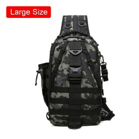 Outdoor Hiking Backpack Climbing Trekking Bag Waterproof Mountaineering Bag Men Camping Rucksack Backpacks 60L (Color: Black CP Large)